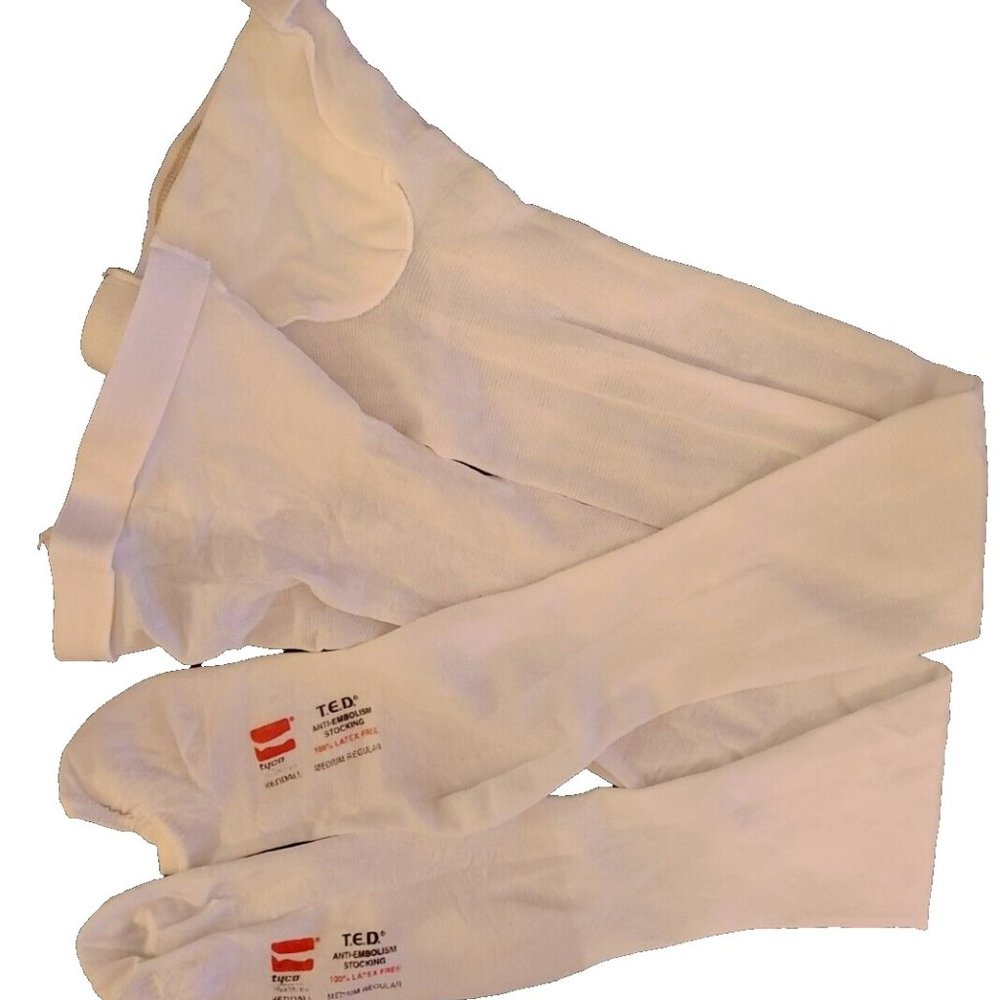 Tyco Kendall T.E.D Anti-Embolism Stocking 100% Latex Free - size: Medium Regular